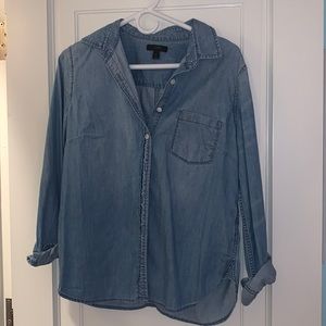 J crew denim long sleeve great condition